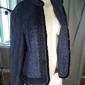 Denver Hayes Black Jean Jacket Classic Style